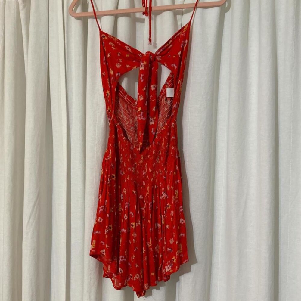 Blue Life Women's Red Playsuit-romper